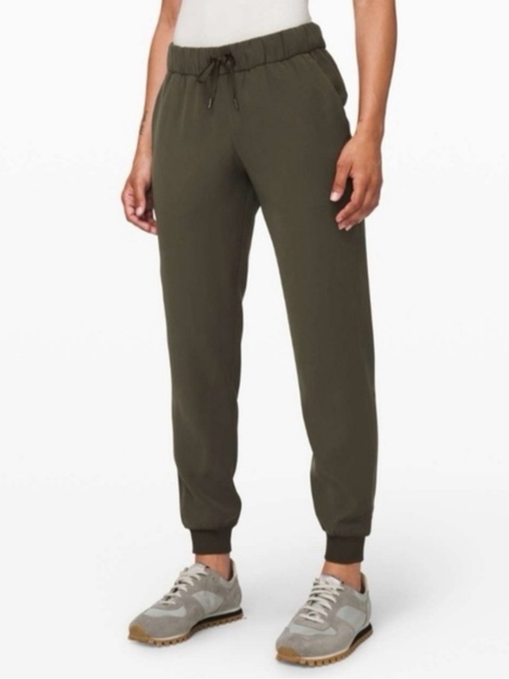 lululemon athletica “On the Fly” Olive Joggers, crisp tag, athleisure, track - Picture 1 of 14